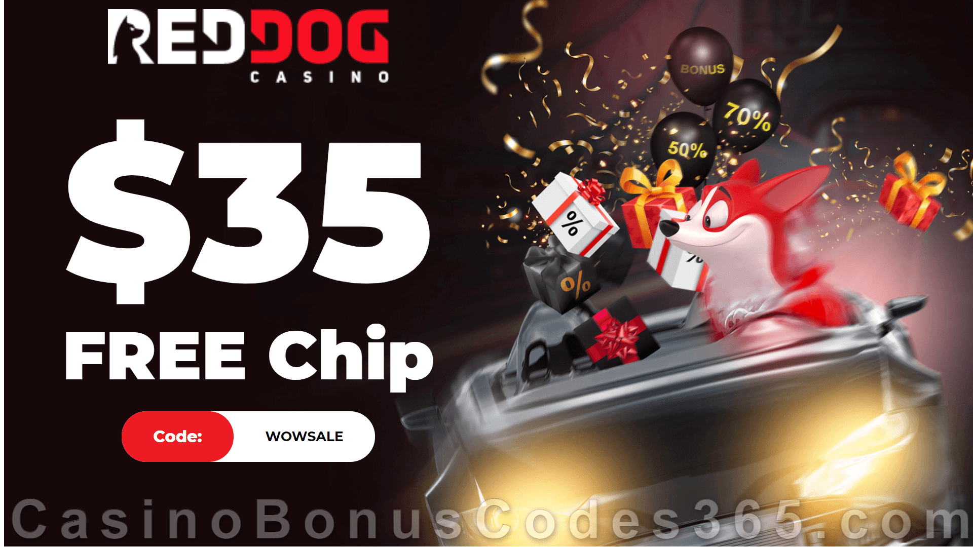 Red dog no deposit bonus code
